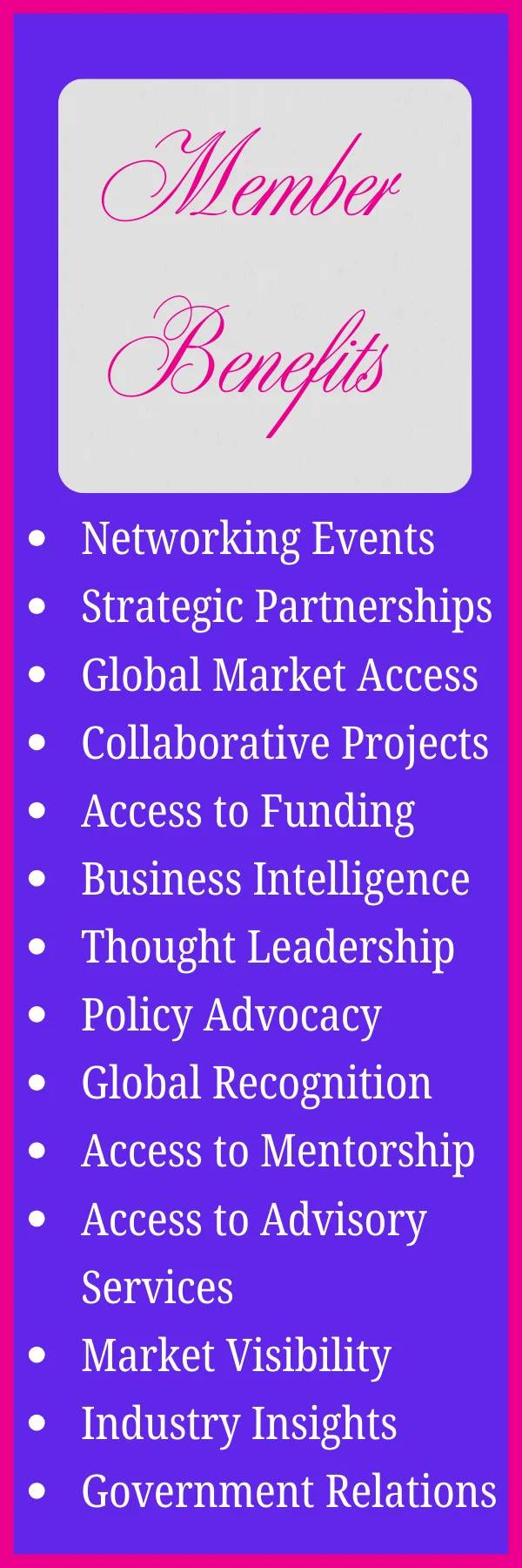 Corporate Membership Benefits